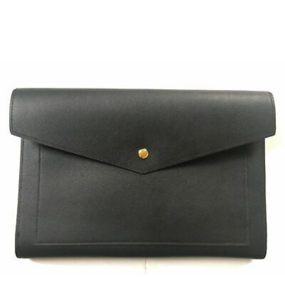 Glass Ladder Megan Portfolio Clutch - Black - Picture 2 of 4